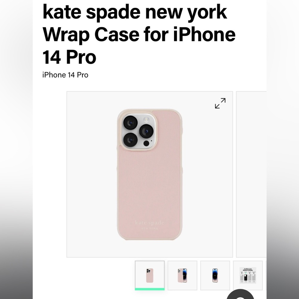ISO In search of Kate Spade Coral Cable iPhone 14 Pro case